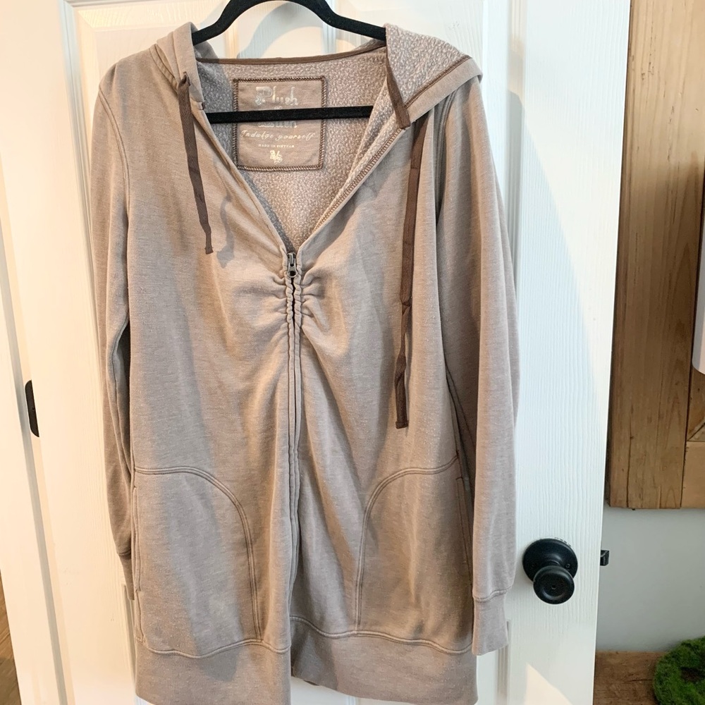 Plush & Lush Taupe Lightweight Jacket